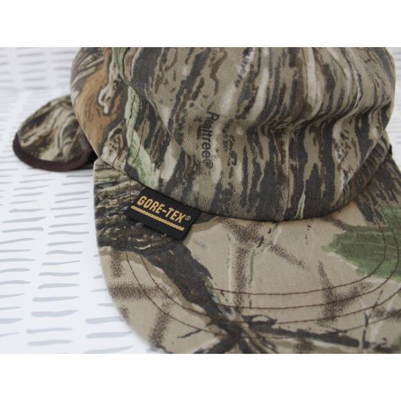 Whitewater Outdoors Gore-Tex Thinsulate Camo Hunting Hat Ear Flaps Large Used - Picture 5 of 10